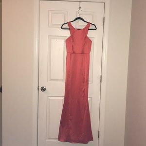 Coral BCBGeneration evening gown